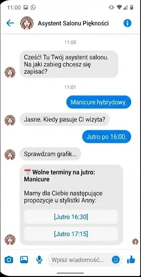 Bot Messenger - Umów wizytę